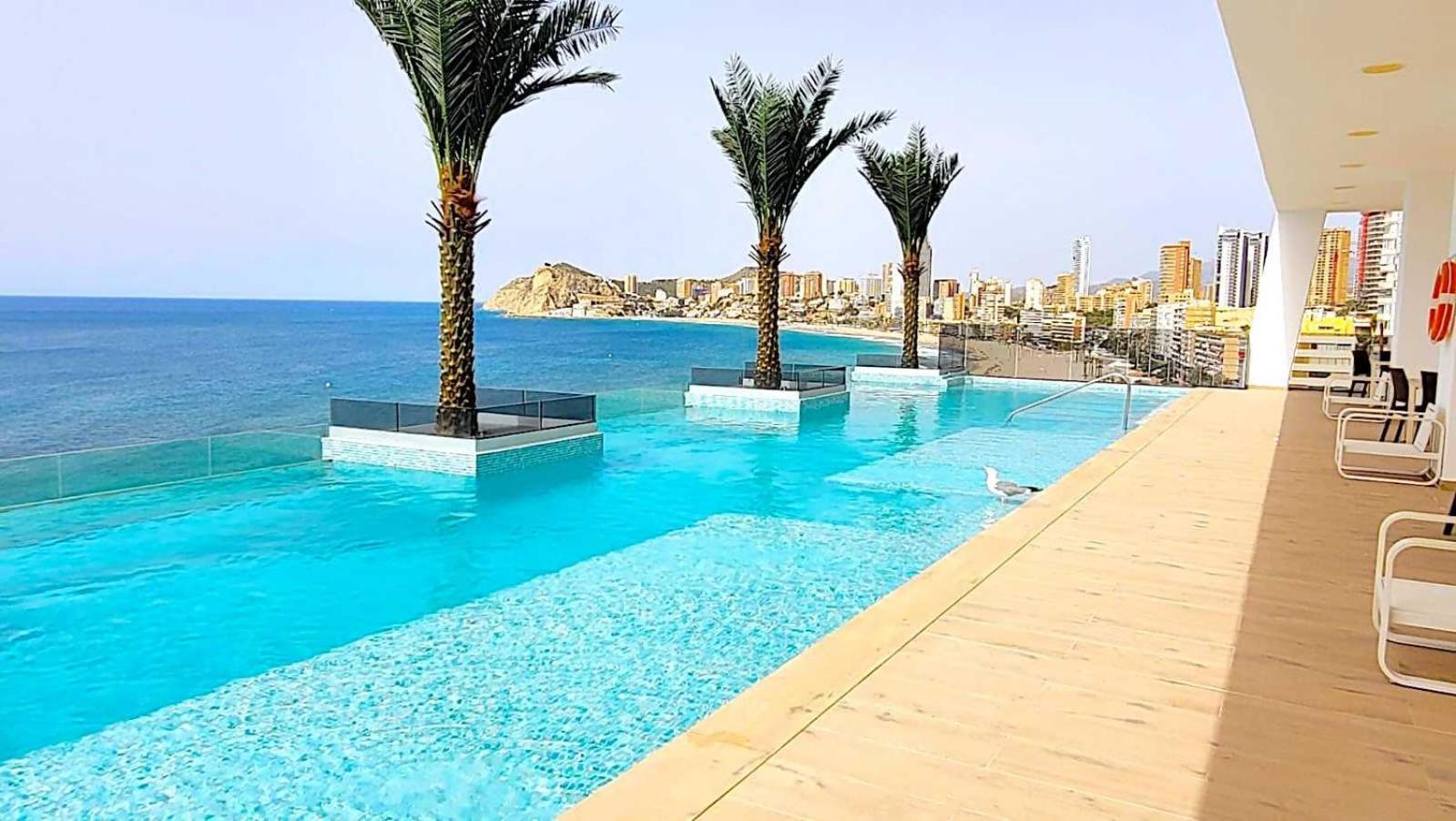 בנידורם Apartamento De Lujo En Primera Linea De Playa מראה חיצוני תמונה